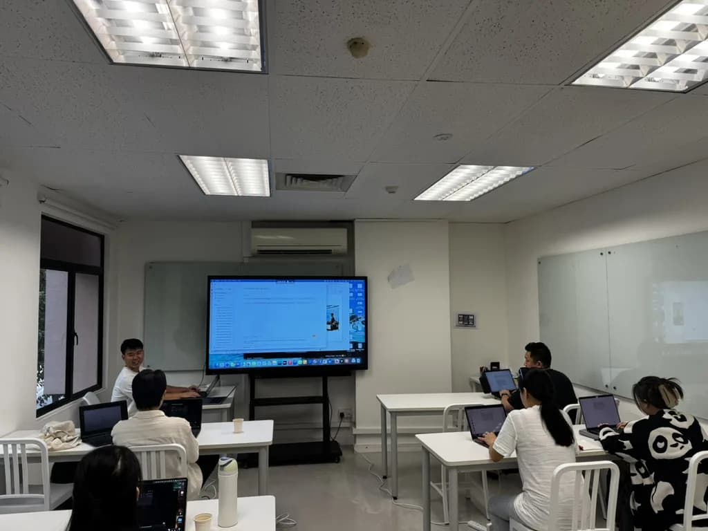 Participants at a Sozcode Build Live Apps With AI (Claude Code / Cursor) course